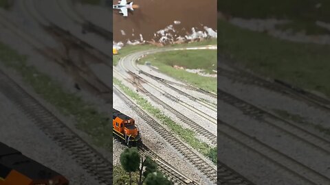 BNSF N Scale switching