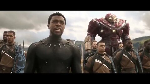 Name scene :battle of wakanda Name movie : avengers - infinity war 2018