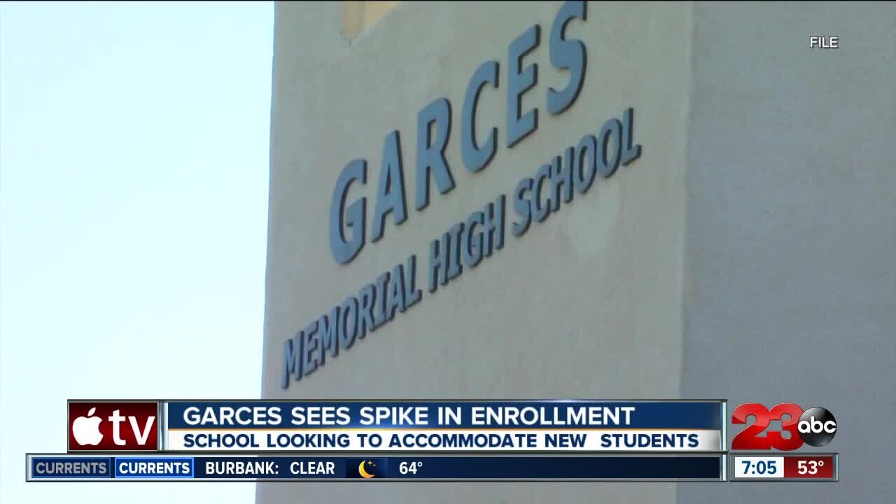 Garces Memorial High School sees spike in enrollment, school looking to accommodate new students