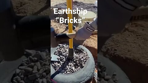 How to Pound Earthship “Bricks”