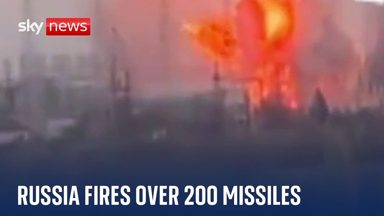 Several killed as Russia fires more than 200 missiles and drones at Ukraine