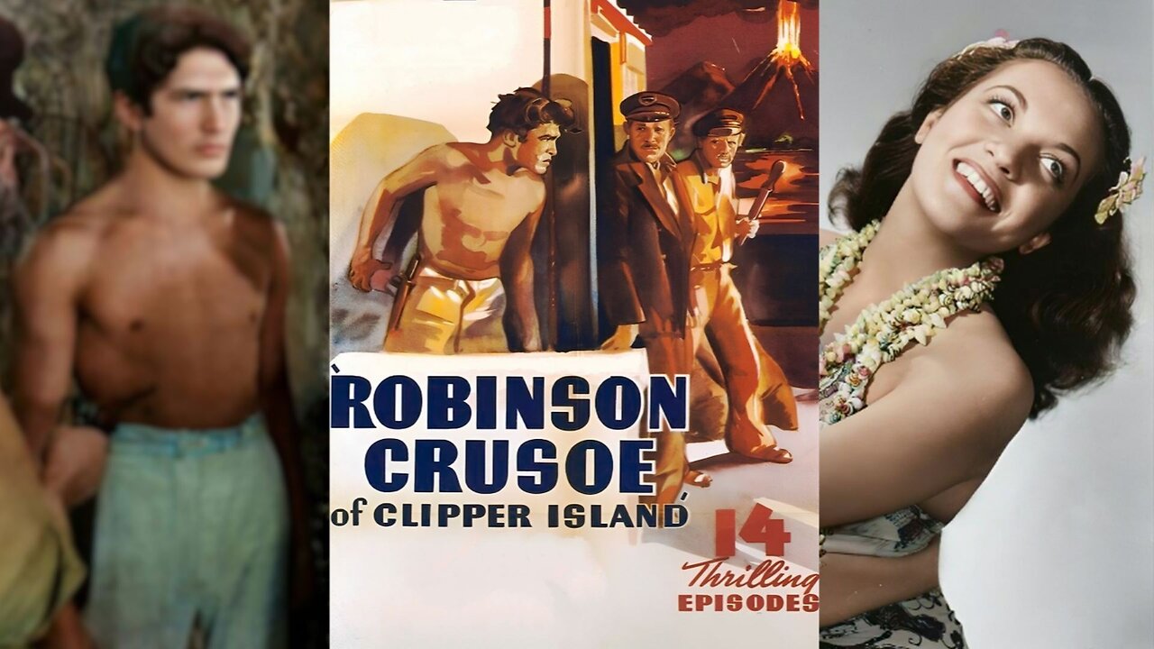 ROBINSON CRUSOE OF CLIPPER ISLAND (1936) Trailer - B&W