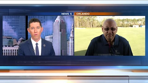 News 5's Jon Doss interviews Indians' Terry Francona