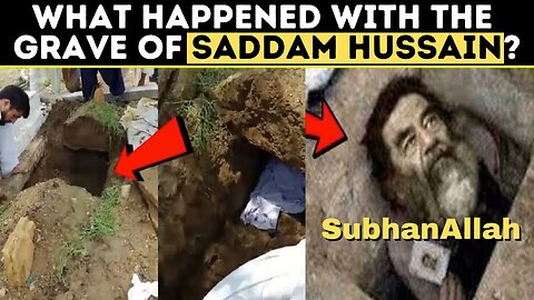 What happened with the grave of Saddam Hussain