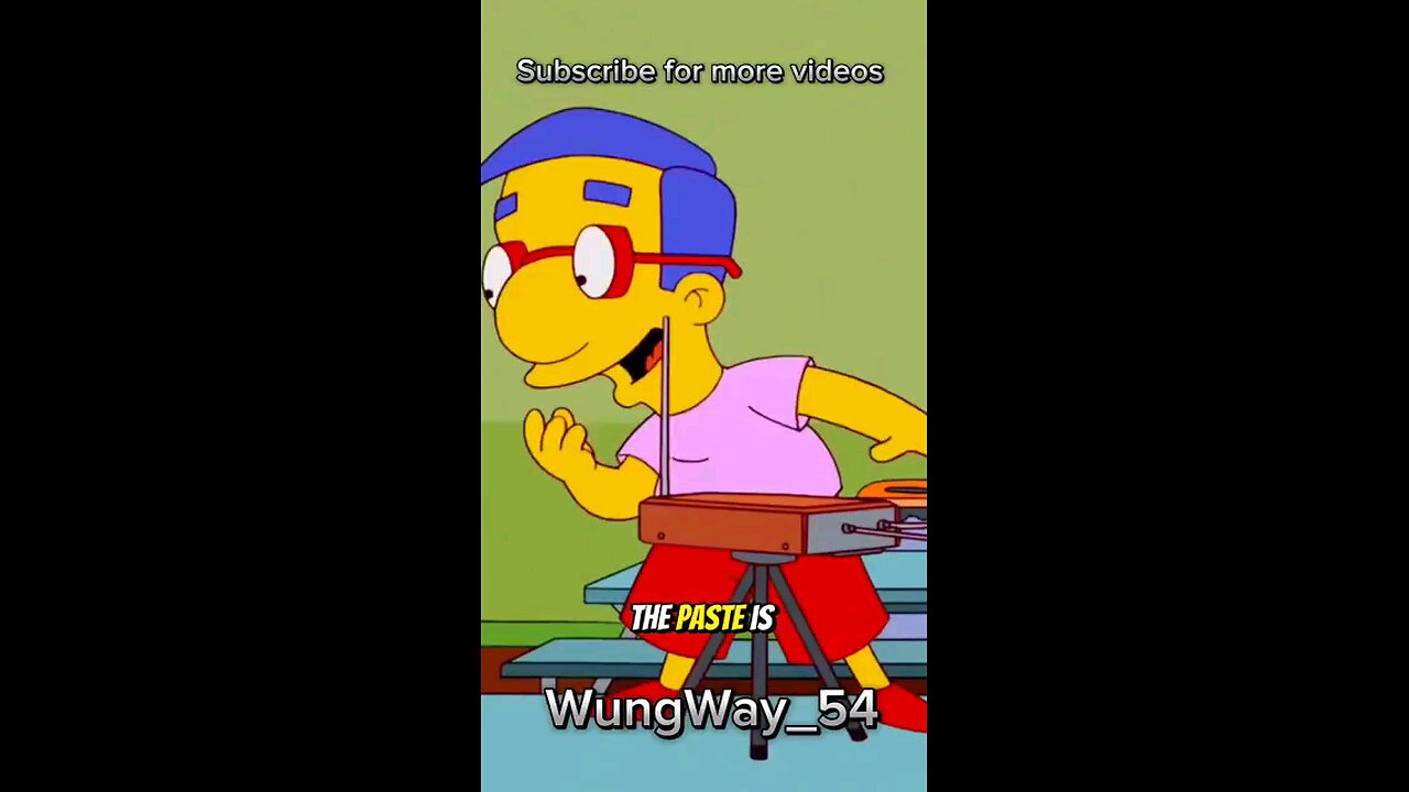 Milhouse Declares His Love for Lisa: ons Moment #wungway_54 #shorts #thesimpsons
