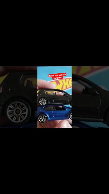 Miniaturas Hot Wheels e Macthbox Volkswagen Golf