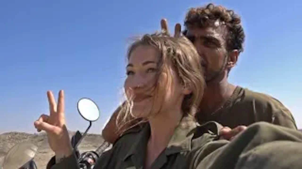 Canadian girl cries after Omani men help her.