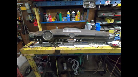1950 Shoebox Dash taken apart