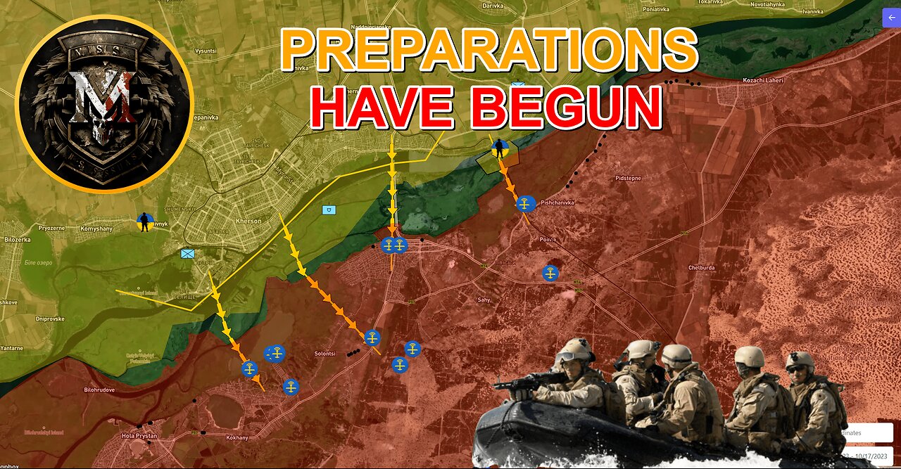 Preparations Have Begun For The Landing Of Troops On The Dnieper. Military Summary For 2023.10.17