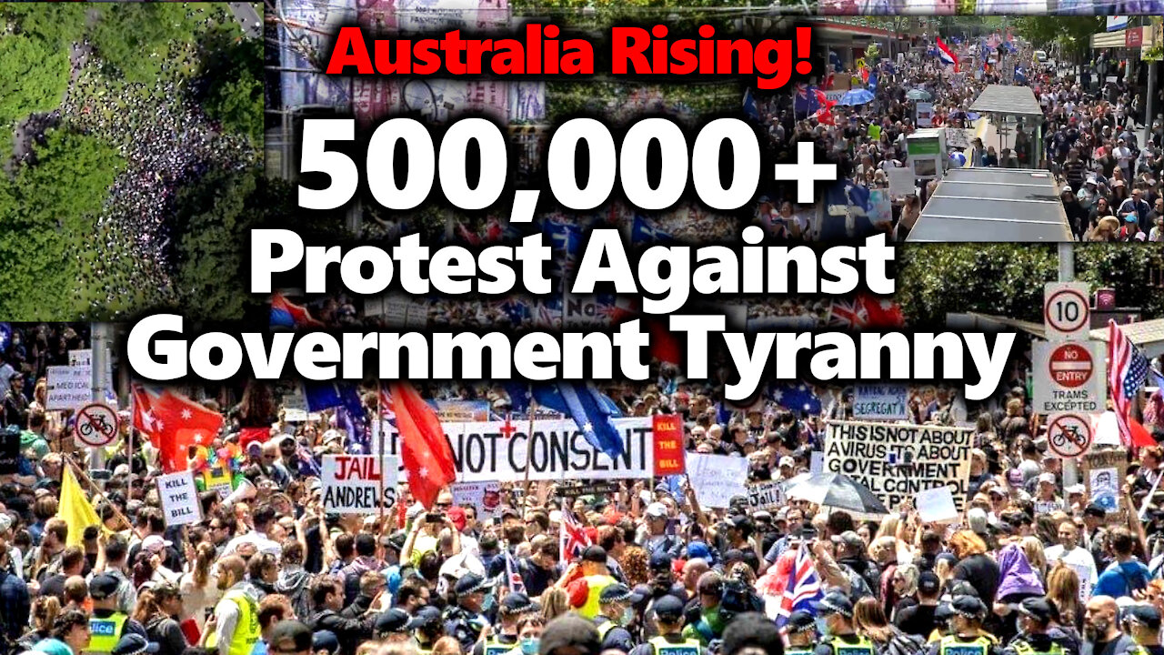 ENORMOUS Protests Across Australia: Compilation Of Massive Rallies From Perth, Melbourne, Sydney+++