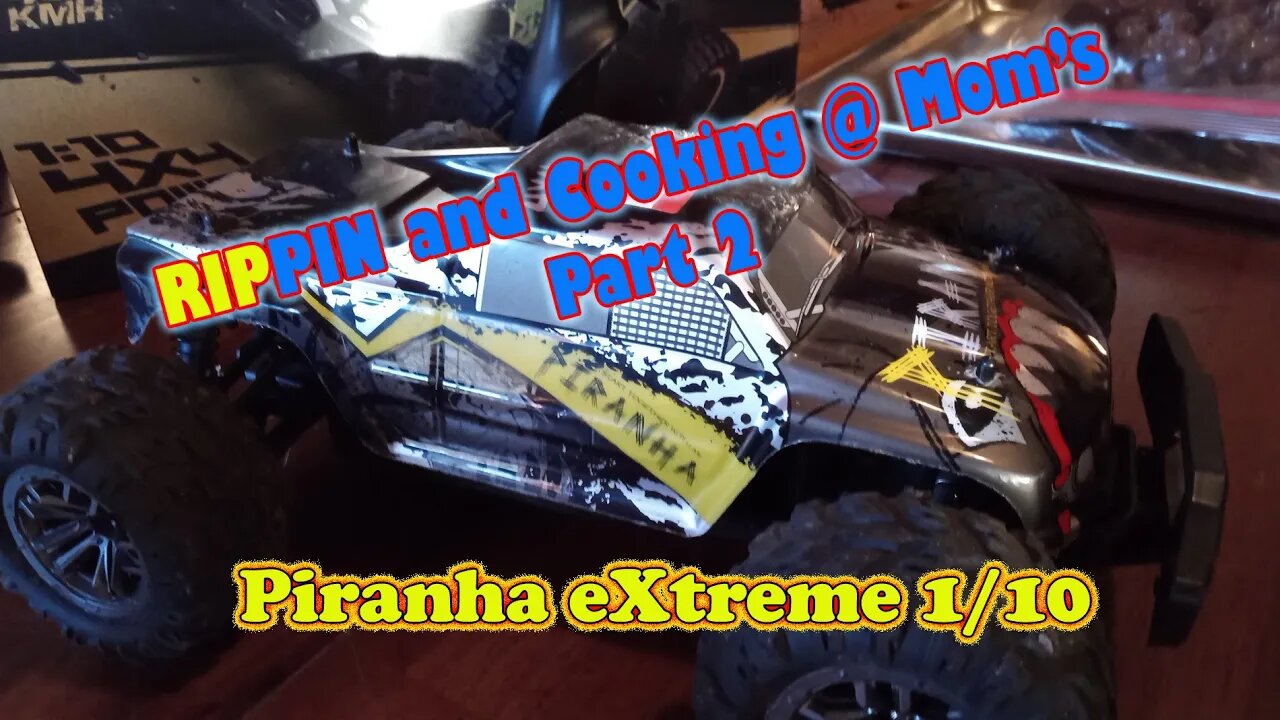 Sauce and RIPPIN @ Mom's Pt2 - RCabCar eXtreme Piranha 1/10 - Speed Run Quick RIP -