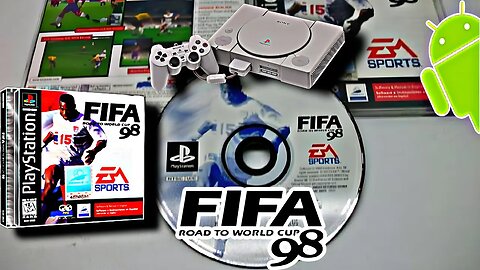 FIFA ROAD TO WORLD CUP 98 - PLAYSTATION 1 ANDROID - NOSTALGIA MODO ATIVADO