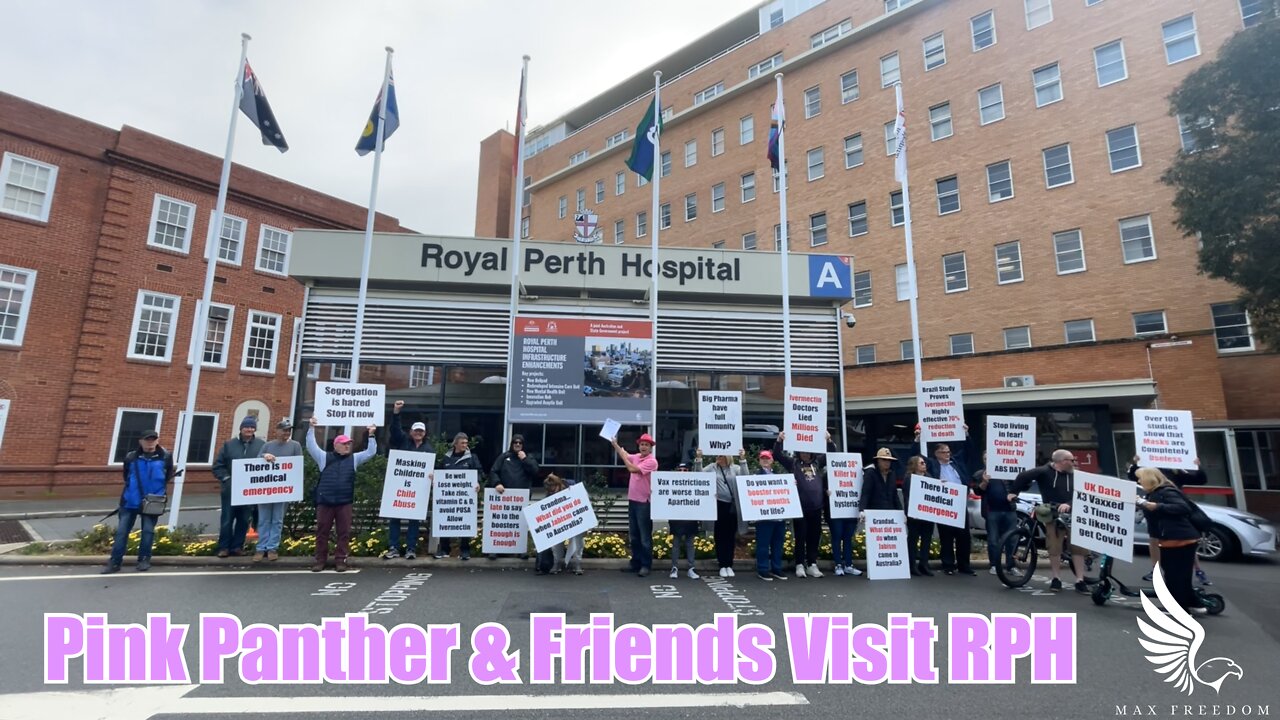 Pink Panther & Friends Visit Royal Perth Hospital