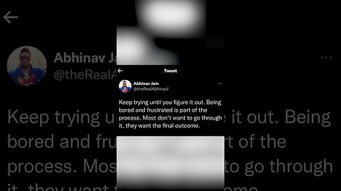 Most People Want The Goal, Not The Journey