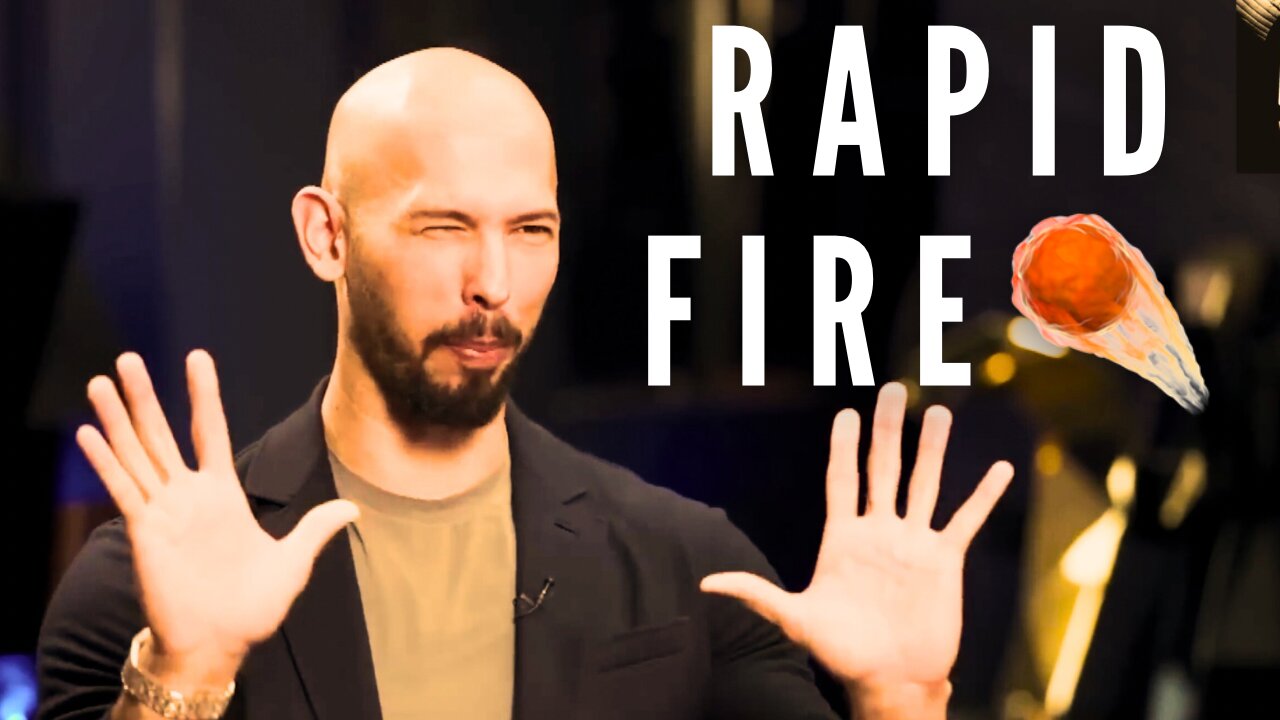 10 RAPID FIRE QUESTIONS with ANDREW TATE | Motivational Video