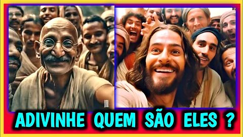 SELFIE de PERSONALIDADES da HISTÓRIA da HUMANIDADE. #selfie #ia @otiodoyoutube