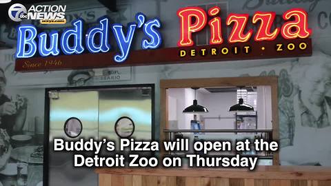 Buddy's Pizza at the Detroit Zoo opens on Thursday