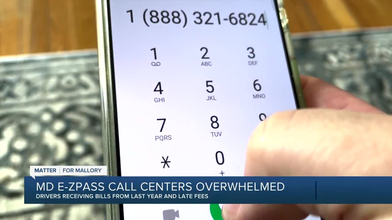 Drivers struggling to get through to E-ZPass customer service center after receiving toll violations from last year