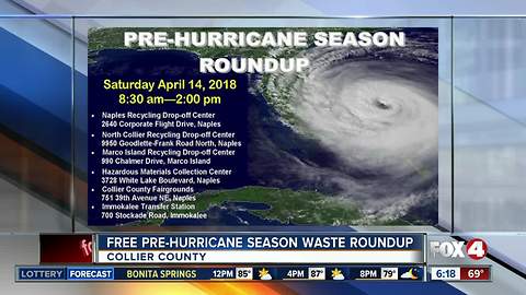 Pre-Hurricane Waste Round Up event in Collier County