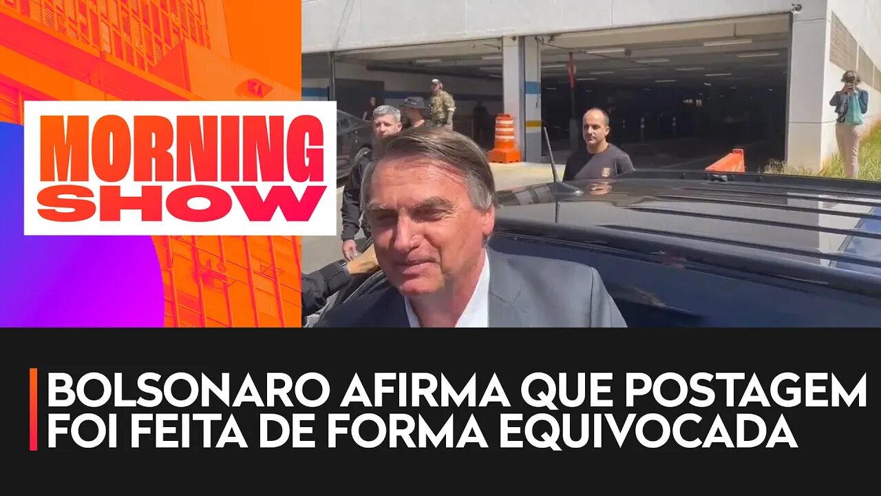 Depoimento de Jair Bolsonaro à PF termina e defesa do ex-presidente fala ao vivo