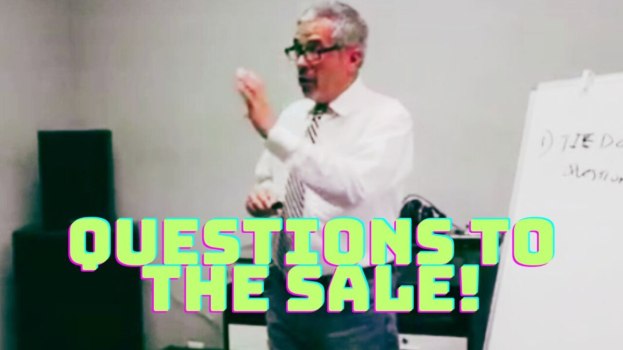 Questions During The SELLING PROCESS That PRODUCES The SALE!