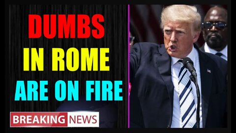 𝐁𝐑𝐄𝐀𝐊𝐈𝐍𝐆 𝐍𝐄𝐖𝐒!! 𝐃𝐔𝐌𝐁𝐒 𝐈𝐍 𝐑𝐎𝐌𝐄 𝐀𝐑𝐄 𝐎𝐍 𝐅𝐈𝐑𝐄! 𝐁𝐑𝐈𝐒𝐓𝐈𝐒𝐇 𝐆𝐎𝐕𝐄𝐑𝐍𝐌𝐄𝐍𝐓 𝐂𝐎𝐋𝐋𝐀𝐏𝐒𝐈𝐍𝐆!