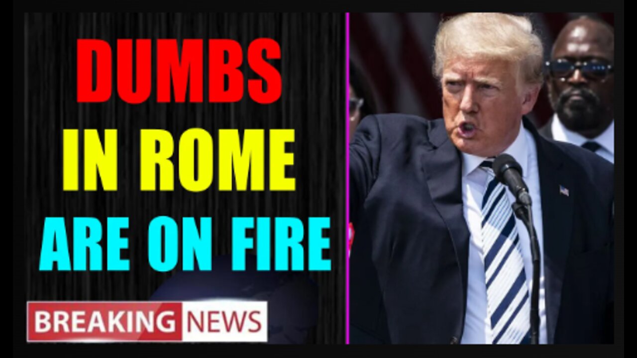 𝐁𝐑𝐄𝐀𝐊𝐈𝐍𝐆 𝐍𝐄𝐖𝐒!! 𝐃𝐔𝐌𝐁𝐒 𝐈𝐍 𝐑𝐎𝐌𝐄 𝐀𝐑𝐄 𝐎𝐍 𝐅𝐈𝐑𝐄! 𝐁𝐑𝐈𝐒𝐓𝐈𝐒𝐇 𝐆𝐎𝐕𝐄𝐑𝐍𝐌𝐄𝐍𝐓 𝐂𝐎𝐋𝐋𝐀𝐏𝐒𝐈𝐍𝐆!