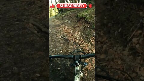 Sending steep MTB chute for the first time on my NukeProof Scout