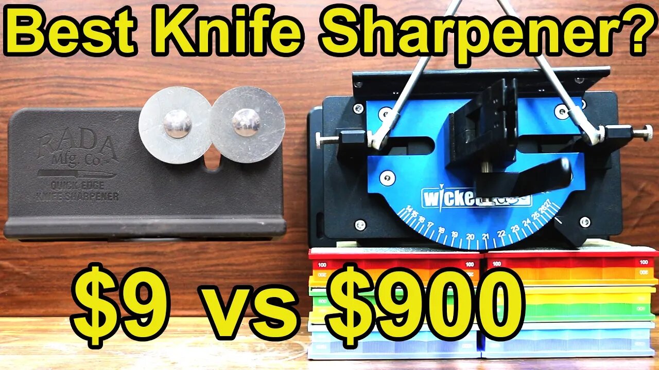 $9 vs $900 Knife Sharpener? Let's find out! Wicked Edge, Lansky, Edge Pro Apex, Spyderco, Rada