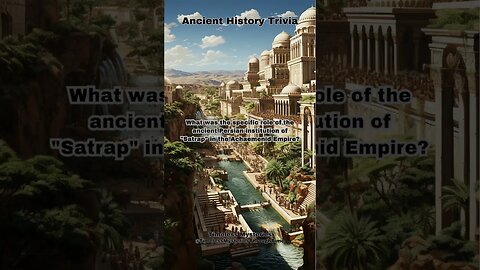 Ancient History Trivia Q&A 22 #shorts #ancient #history