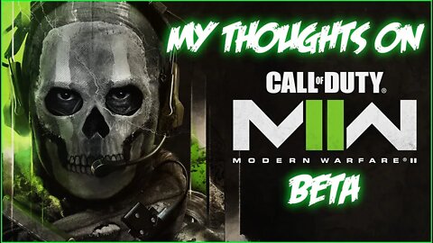 MY THOUGHTS ON THE COD BETA #cod #callofduty