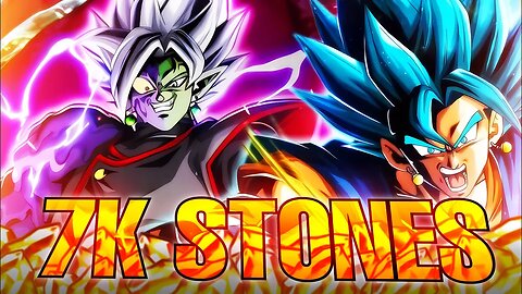 7K STONES! LIVE LR VEGITO BLUE & ZAMASU SUMMONS! Dokkan Battle Worldwide Celebration