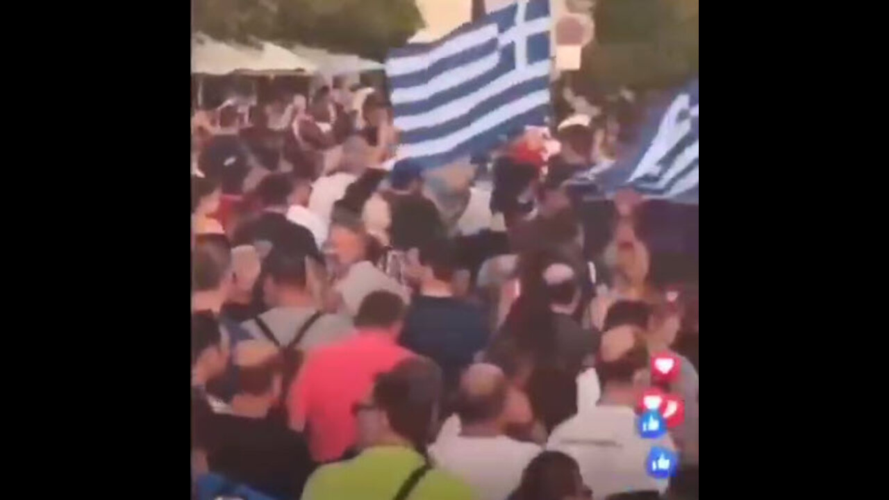 Thousands on the streets of Greece today against the experimental COVID "vaccine"