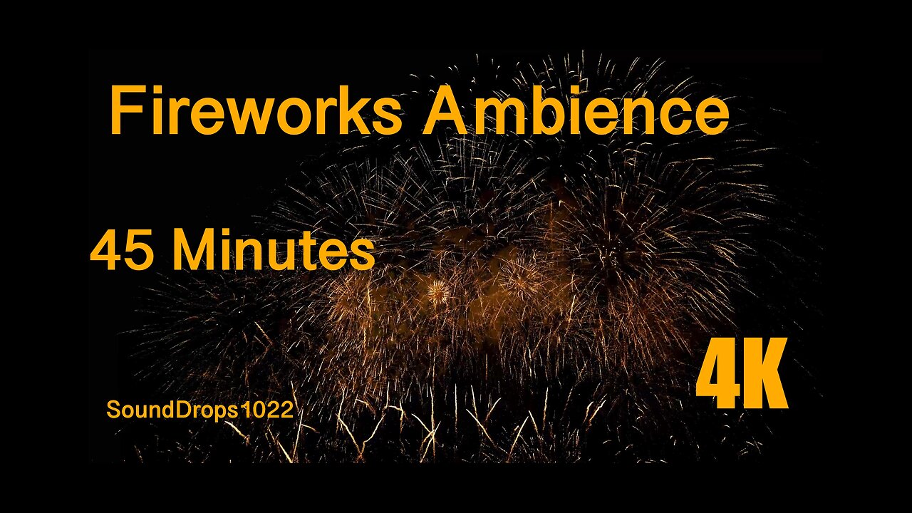 45 Minutes of Fireworks Display | Tranquil Firework Ambiance