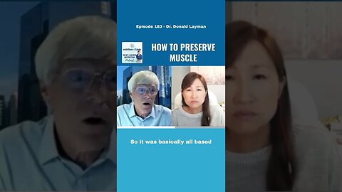 How to preserve muscle mass. Walk and stretch. Eat meat. Sarcopenia CAN be avoided.