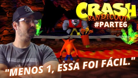 JOGANDO ATÉ ZERAR - CRASH BANDICOOT - PLAYSTATION 1 - #parte6 / Avançamos para próxima ilha