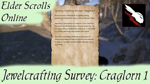 Jewelry Crafting Survey Craglorn 1 [Elder Scrolls Online] ESO