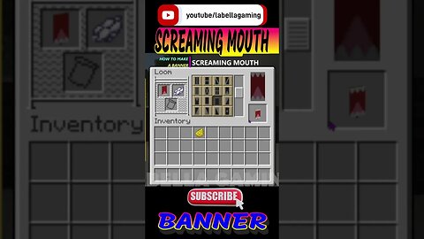 Screaming Mouth Banner | Minecraft