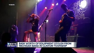 $40K worth of equipment stolen from Michigan band in Clinton Twp