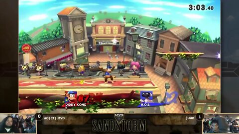 MVG Sandstorm: Singles - MVD (Duck Hunt) vs. Juan (R.O.B.)
