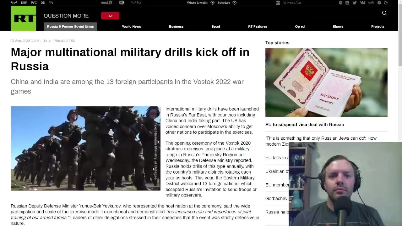 Major multinational military drills kick off in Russia
