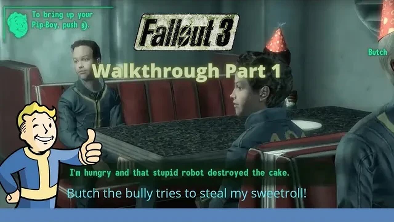 Fallout 3 gameplay walkthrough part 1 - the beginning