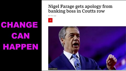 Banks Appologises To Nigel Farage