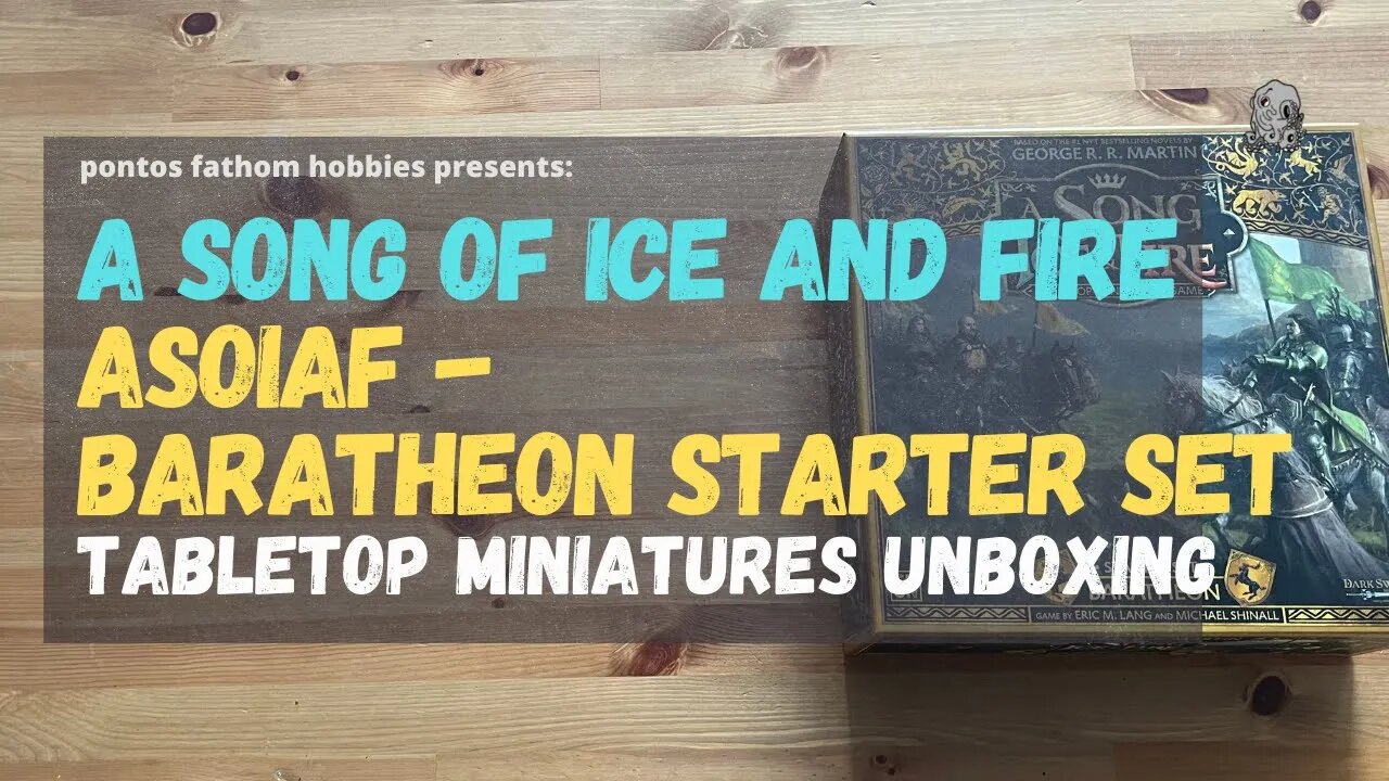 ASOIAF - A song of Ice And Fire - Baratheon Starter Set - Unboxing and Initial Review.