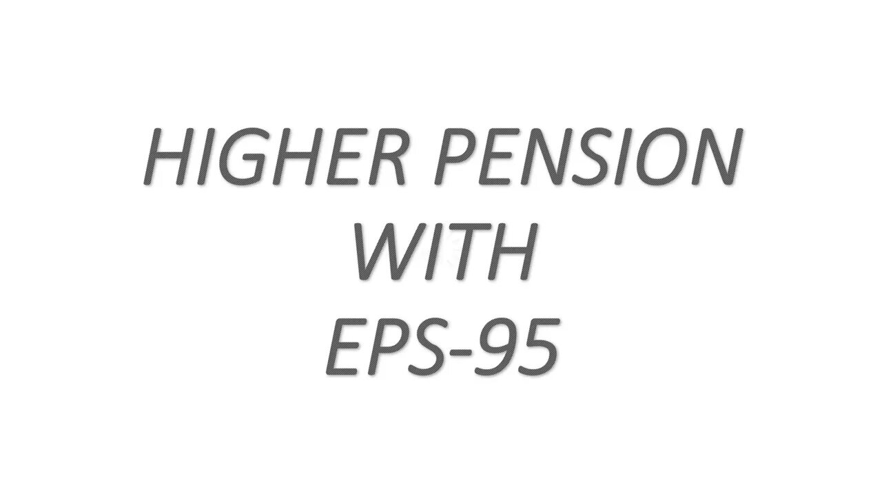 EPS | Pension | Submit Joint application before May 2023