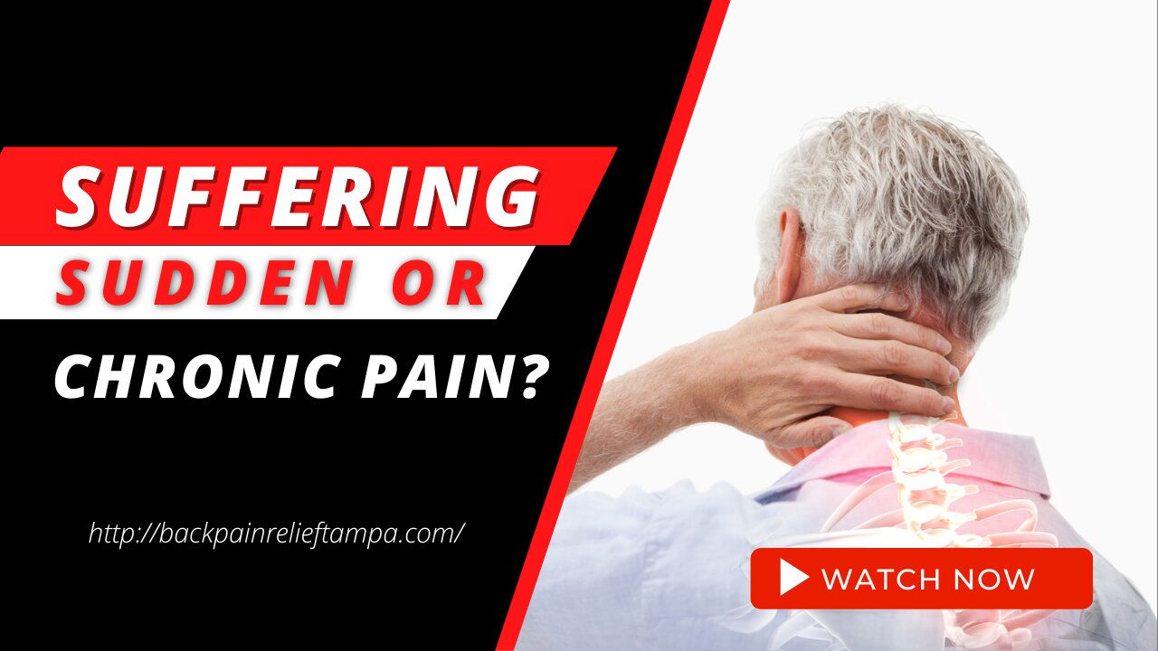 Suffering sudden or chronic pain? We`ll help control!