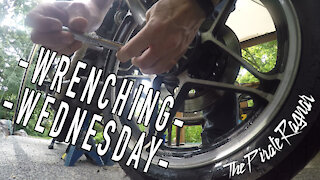 Wrenching Wednesday #1 - Rolling Frames and Fork Oil