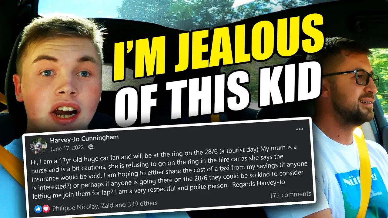This Kid Just Wanted a Ride on the Nürburgring
