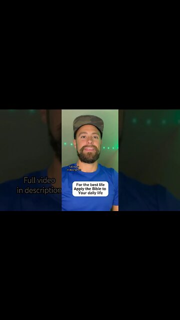 Let’s apply Scripture to our LIVES 👉✝️💯