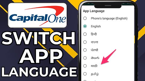 HOW TO CHANGE LANGUAGE ON CAPITAL ONE APP